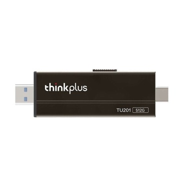 ThinkPlus TU201 512 ГБ Type-C + USB3.0 Двухпортовый портативный твердотельный U-диск Высокоскоростной USB-накопитель для смартфона, ПК, ноутбука