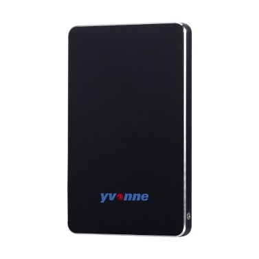 Yvonne 2,5 "USB 3.0 HDD Внешний мобильный жесткий диск Портативный жесткий диск Совместимость с ПК Mac Настольный ноутбук Черный 320 ГБ