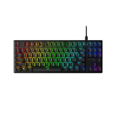 Кингстонская механическая клавиатура HyperX Algo Origins Core RGB Gaming Keyboard 87 клавиш Механическая клавиатура Красный выключатель