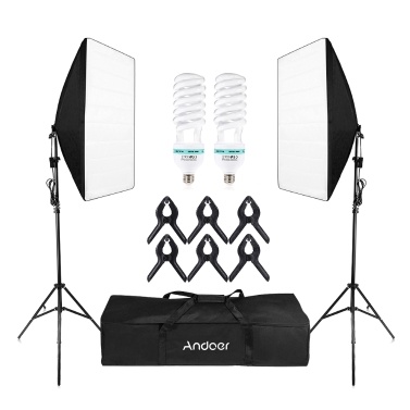 Andoer-2 Фотостудия Cube Umbrella Softbox Light Освещение Палатки Комплект