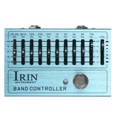 IRIN 10-Band EQ Guitar Effect Pedal Mini Guitar Equalizer с True Bypass - КОНТРОЛЛЕР ПОЛОС