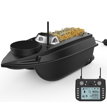 Версия с эхолотом, 800 м GPS Лодка для рыбалки с наживкой 9 рыболовных угодий 180 точек Лодка для наживки 6,6 фунтов Поддержка загрузки Автоматический круиз/точки позиционирования Круиз/коррекция маршрута/возврат/электронный забор с ночным светом Сигнал поворота для рыбалки