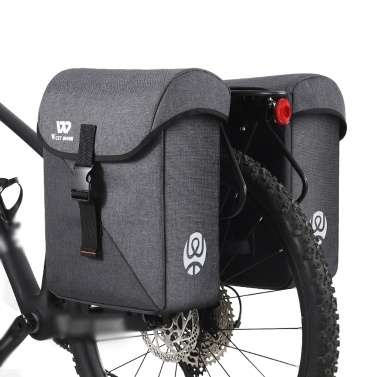 WEST BIKING 35L Большая вместительная двойная сумка для велосипеда Задние сиденья Велосипедные чемоданы Сумки Утилита Езда Аксессуар Багажник