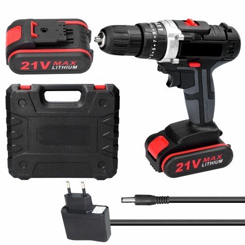 Household 3in1 Multifuctional Electric Drill Mini Screwdriver Rotation Ways Adjustment 25 Gears of Torques Adjustable